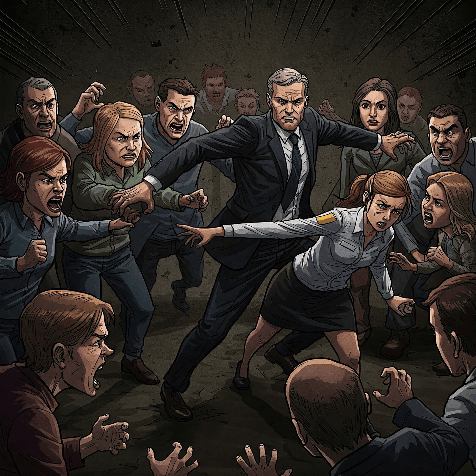 angry people