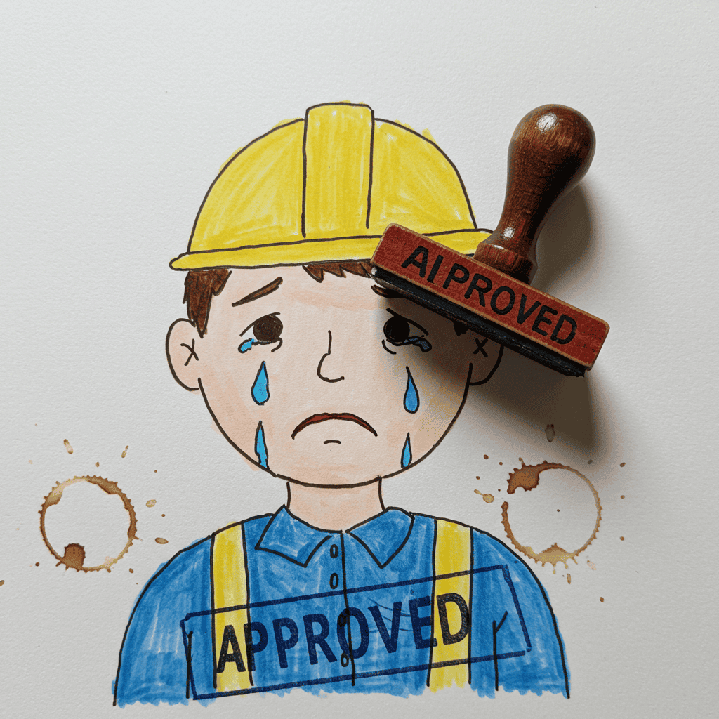 worked and approved stamp